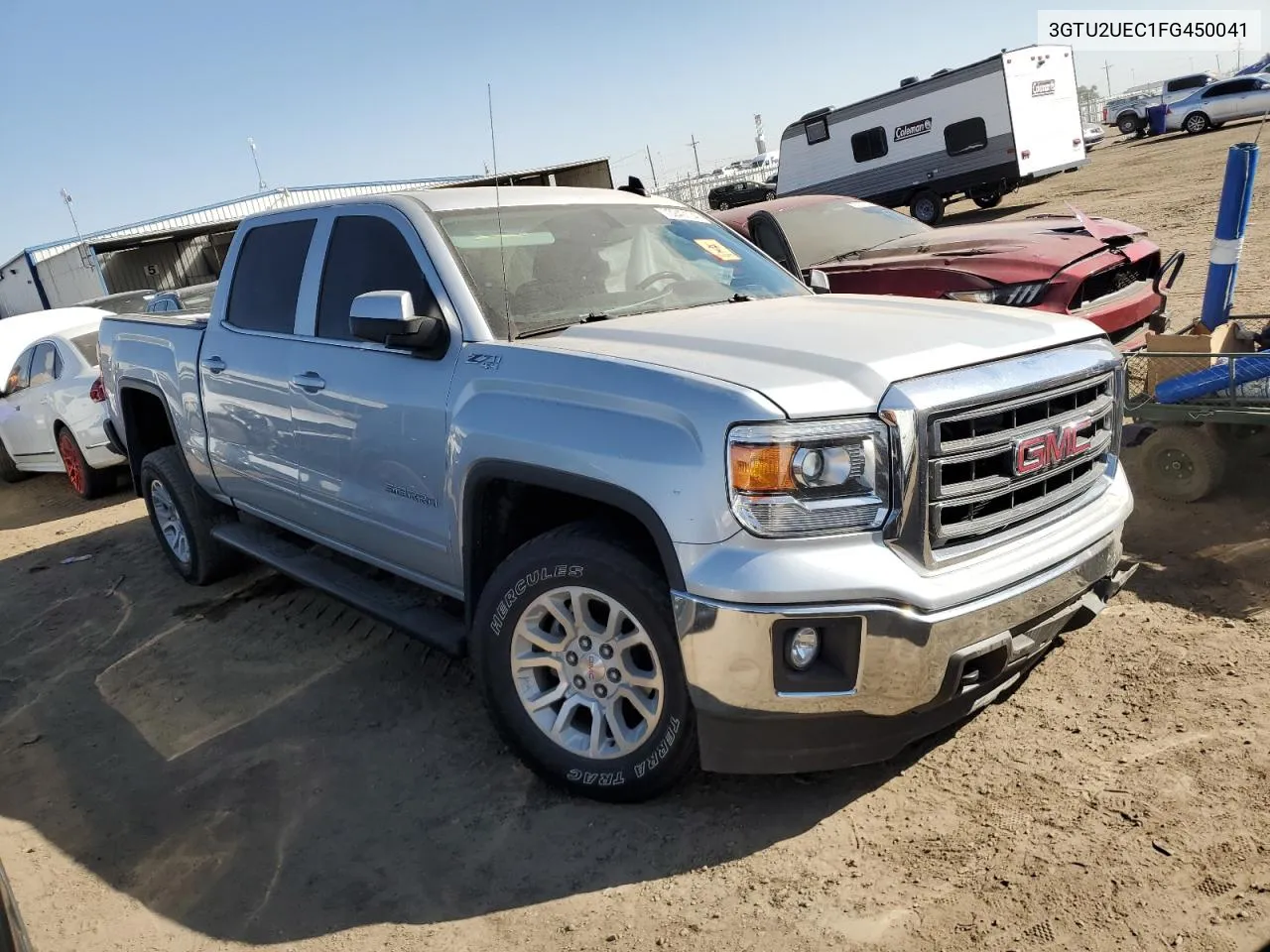 2015 GMC Sierra K1500 Sle VIN: 3GTU2UEC1FG450041 Lot: 73240104