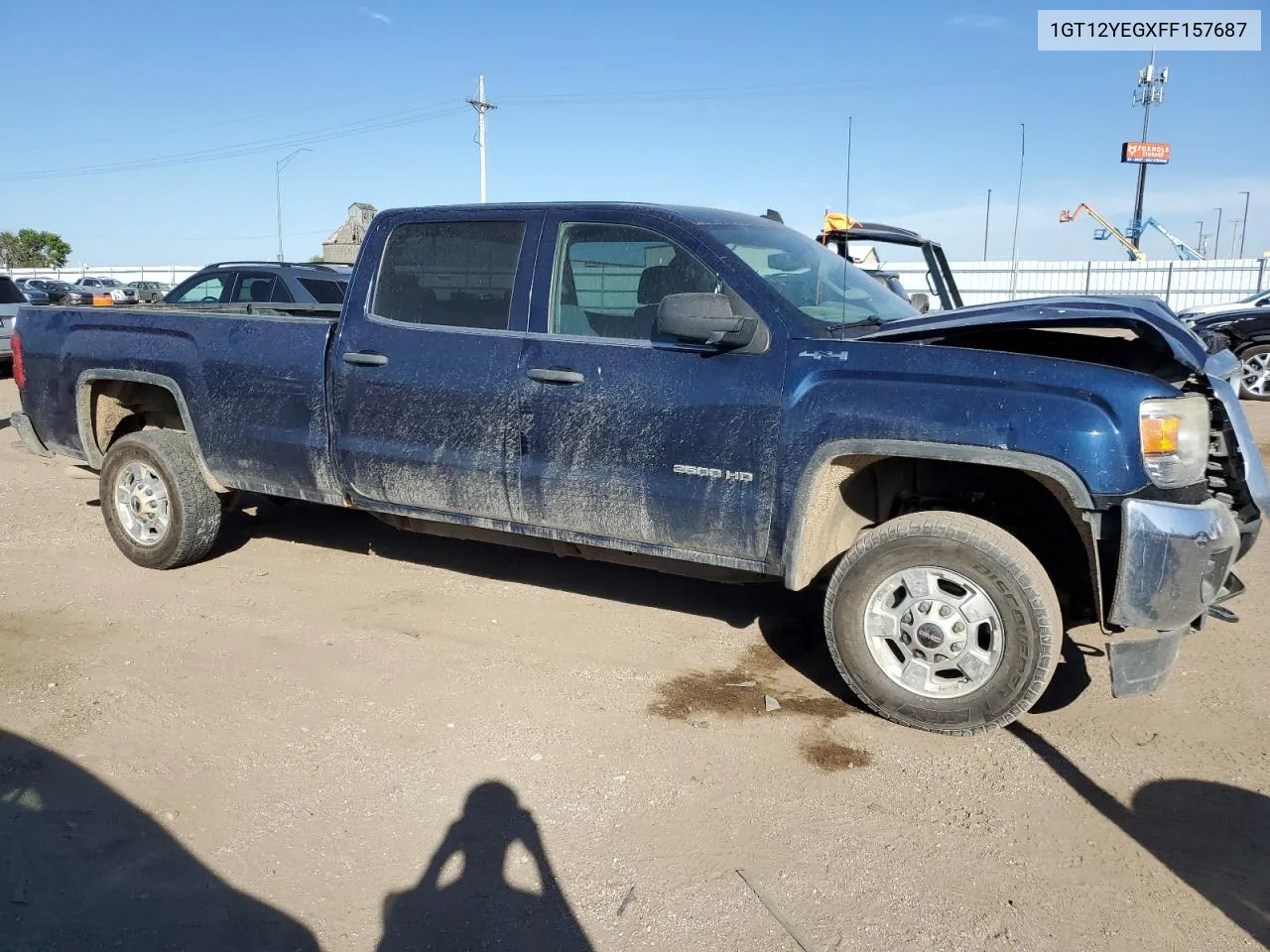 1GT12YEGXFF157687 2015 GMC Sierra K2500 Sle