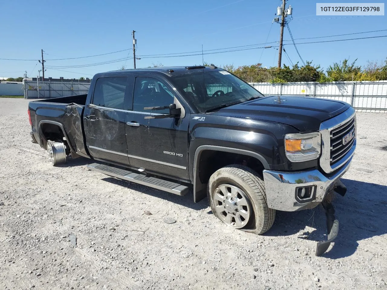 2015 GMC Sierra K2500 Slt VIN: 1GT12ZEG3FF129798 Lot: 73837344