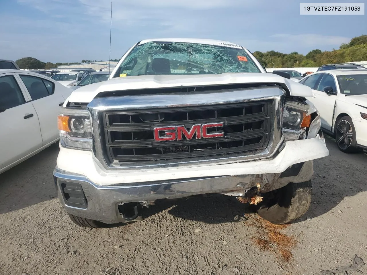 2015 GMC Sierra K1500 VIN: 1GTV2TEC7FZ191053 Lot: 74082054