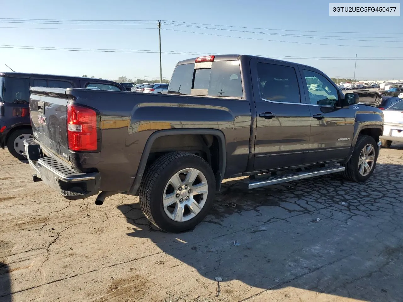 2015 GMC Sierra K1500 Sle VIN: 3GTU2UEC5FG450477 Lot: 74127904