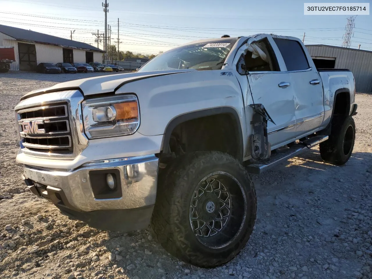 2015 GMC Sierra K1500 Slt VIN: 3GTU2VEC7FG185714 Lot: 74320014