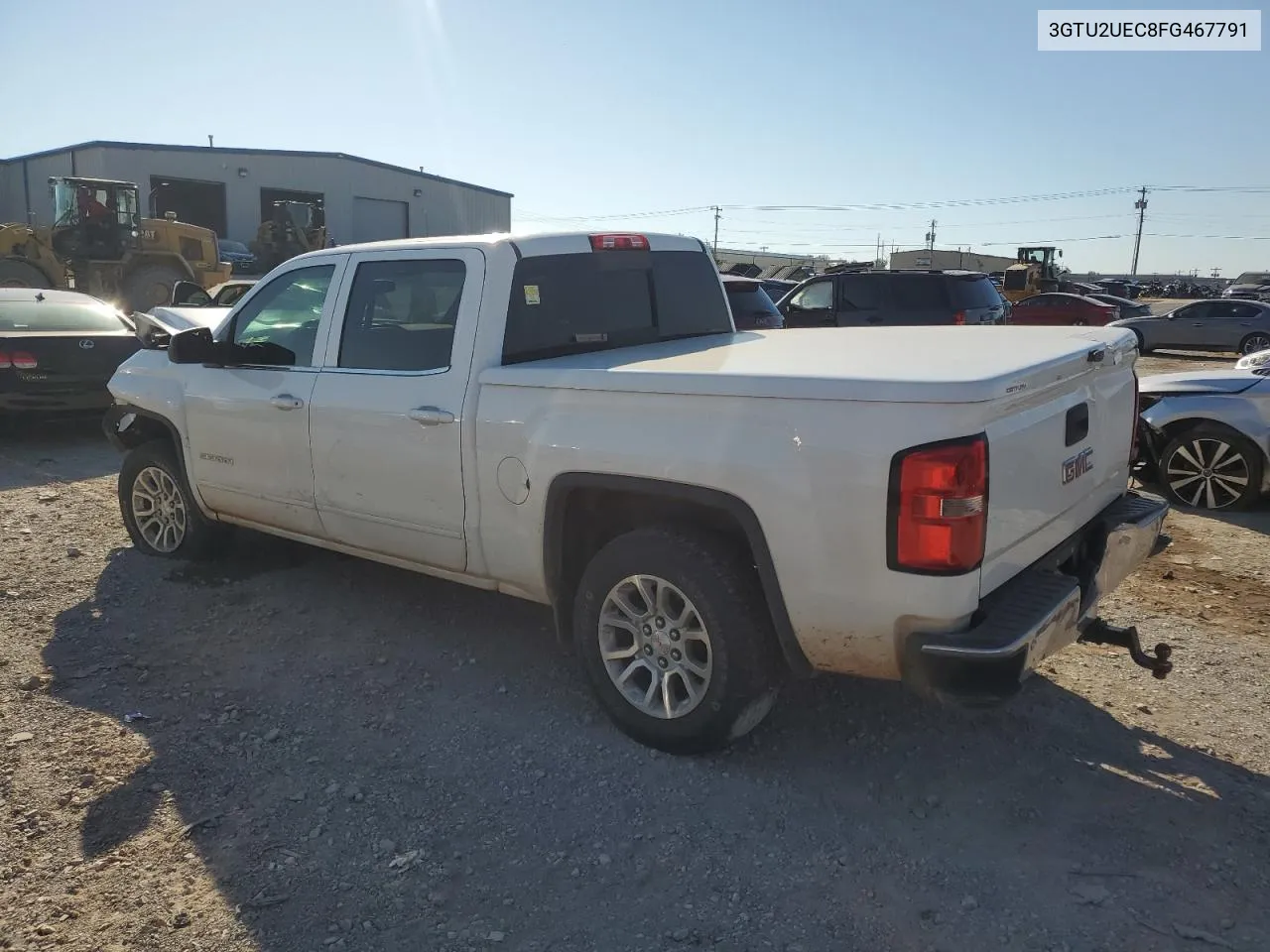 2015 GMC Sierra K1500 Sle VIN: 3GTU2UEC8FG467791 Lot: 74382474