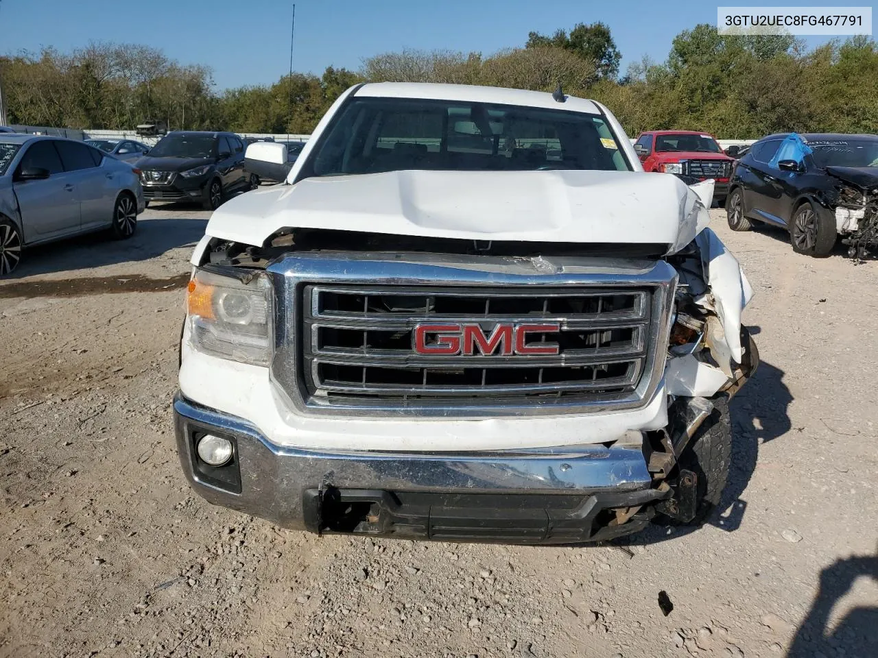 2015 GMC Sierra K1500 Sle VIN: 3GTU2UEC8FG467791 Lot: 74382474