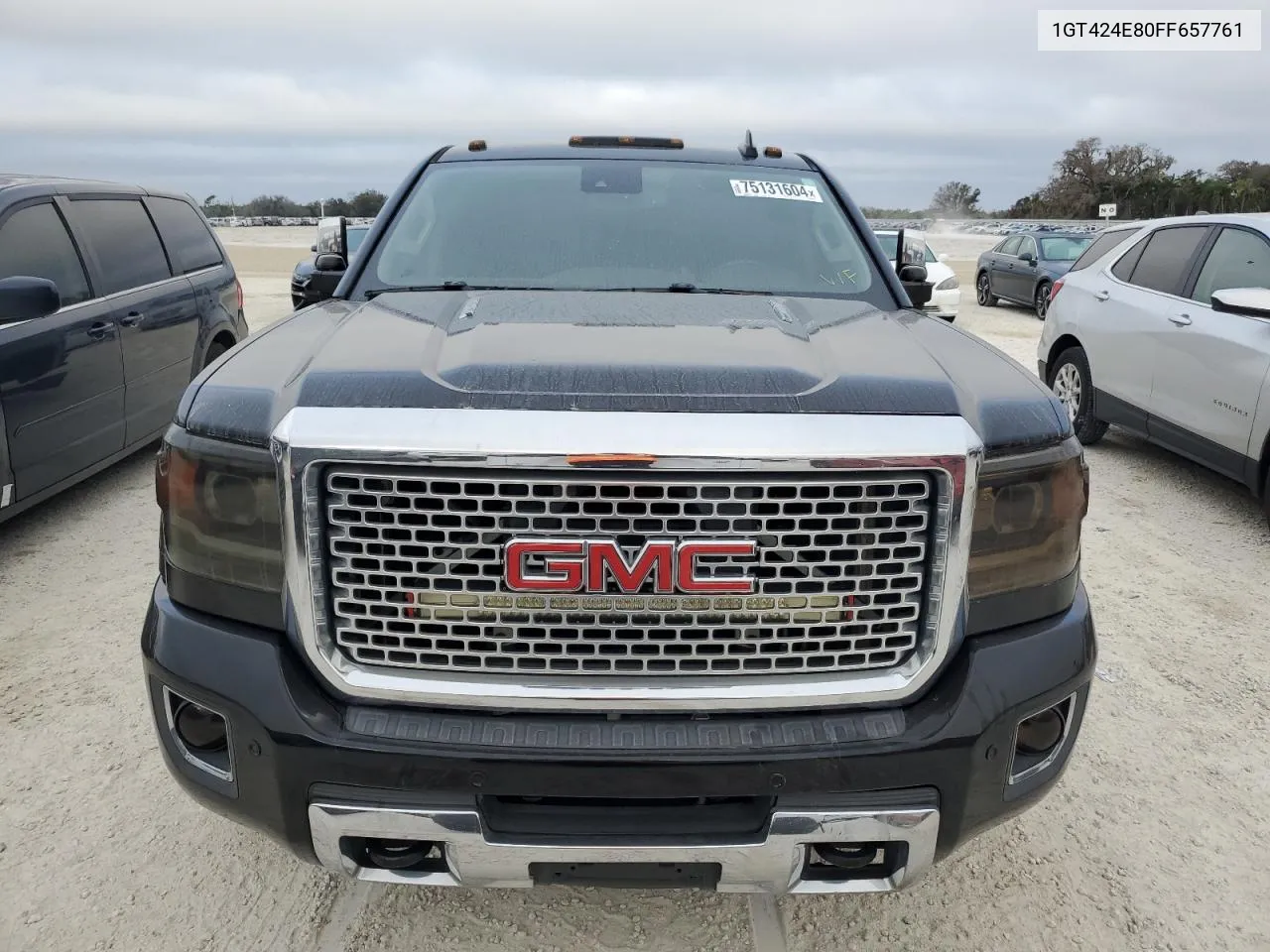 2015 GMC Sierra K3500 Denali VIN: 1GT424E80FF657761 Lot: 75131604