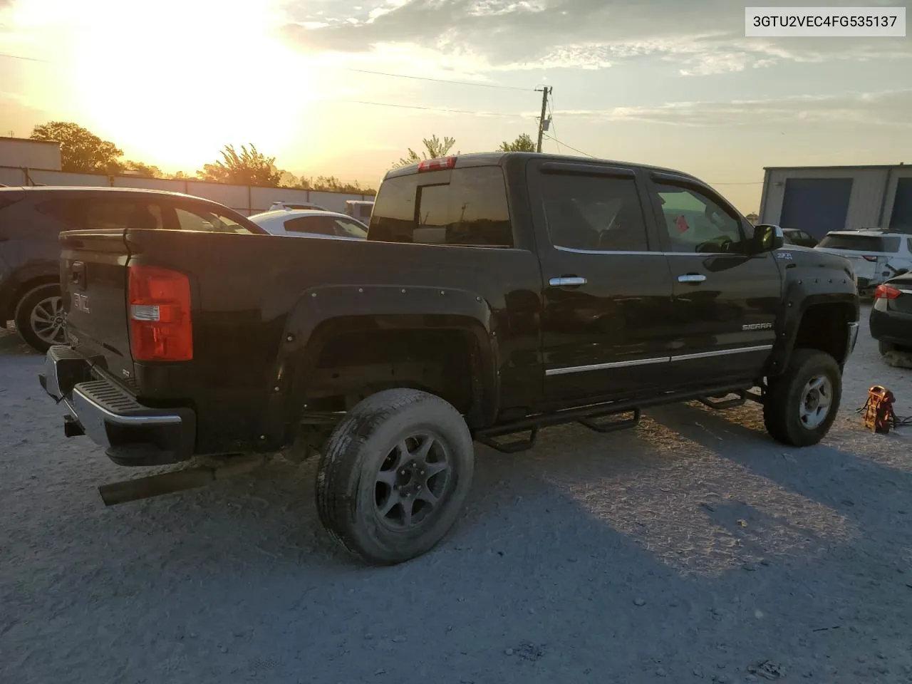 2015 GMC Sierra K1500 Slt VIN: 3GTU2VEC4FG535137 Lot: 75173864