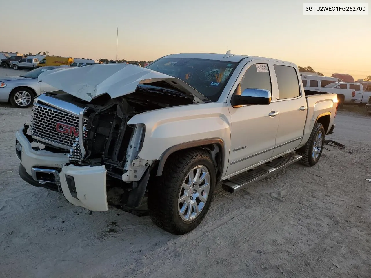 2015 GMC Sierra K1500 Denali VIN: 3GTU2WEC1FG262700 Lot: 75254344