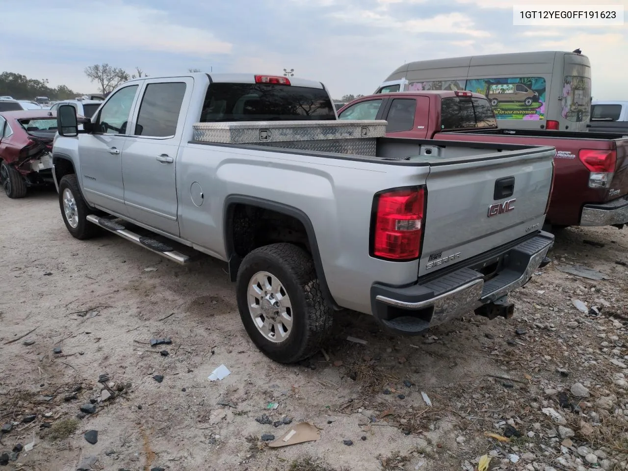 2015 GMC Sierra K2500 Sle VIN: 1GT12YEG0FF191623 Lot: 75281774