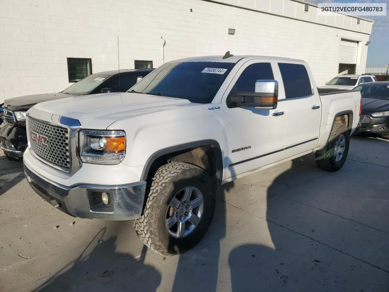 2015 GMC Sierra K1500 Slt VIN: 3GTU2VEC0FG480783 Lot: 75336744