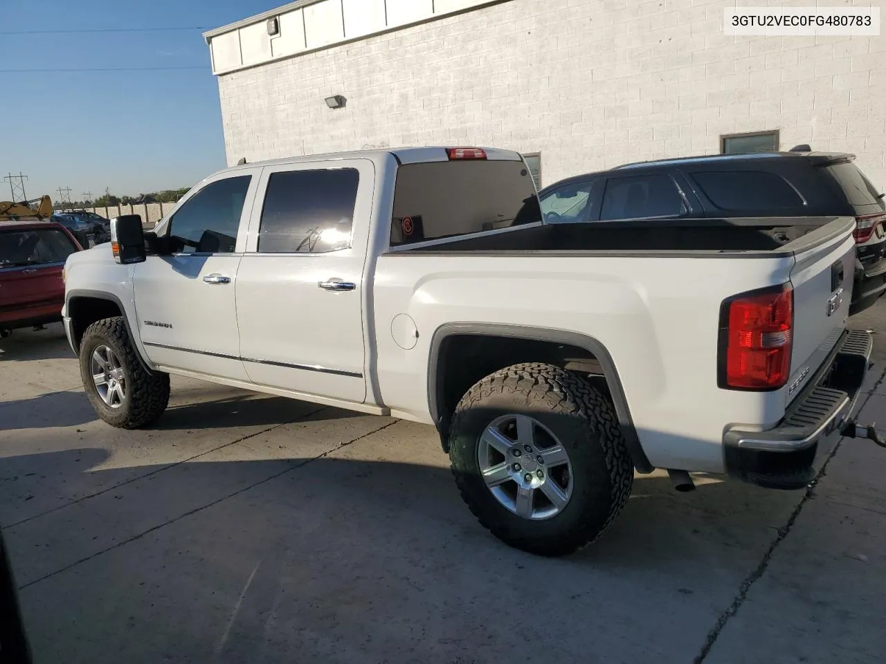 2015 GMC Sierra K1500 Slt VIN: 3GTU2VEC0FG480783 Lot: 75336744