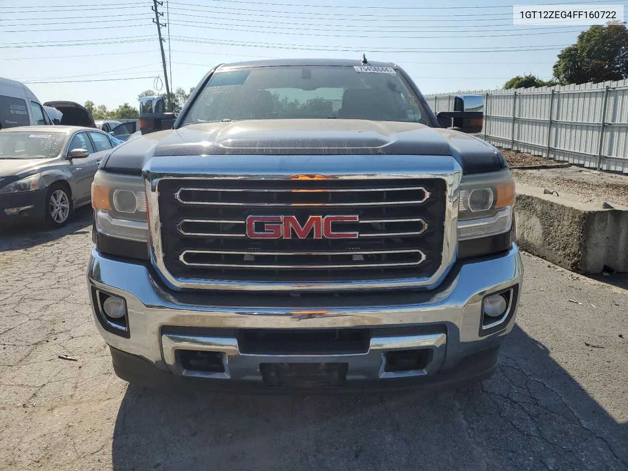 2015 GMC Sierra K2500 Slt VIN: 1GT12ZEG4FF160722 Lot: 75458644