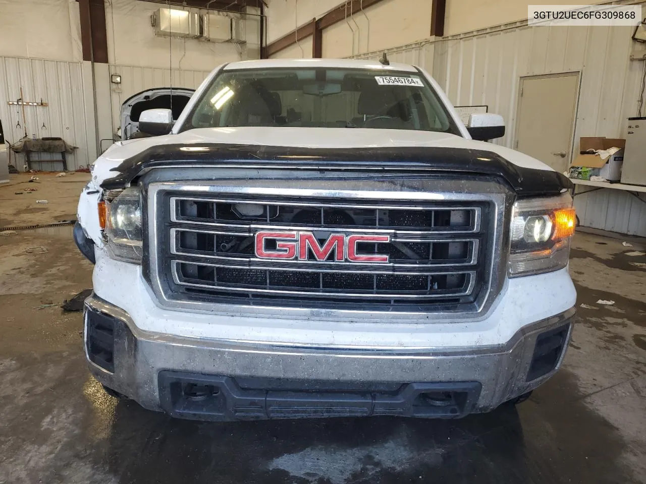 2015 GMC Sierra K1500 Sle VIN: 3GTU2UEC6FG309868 Lot: 75546784