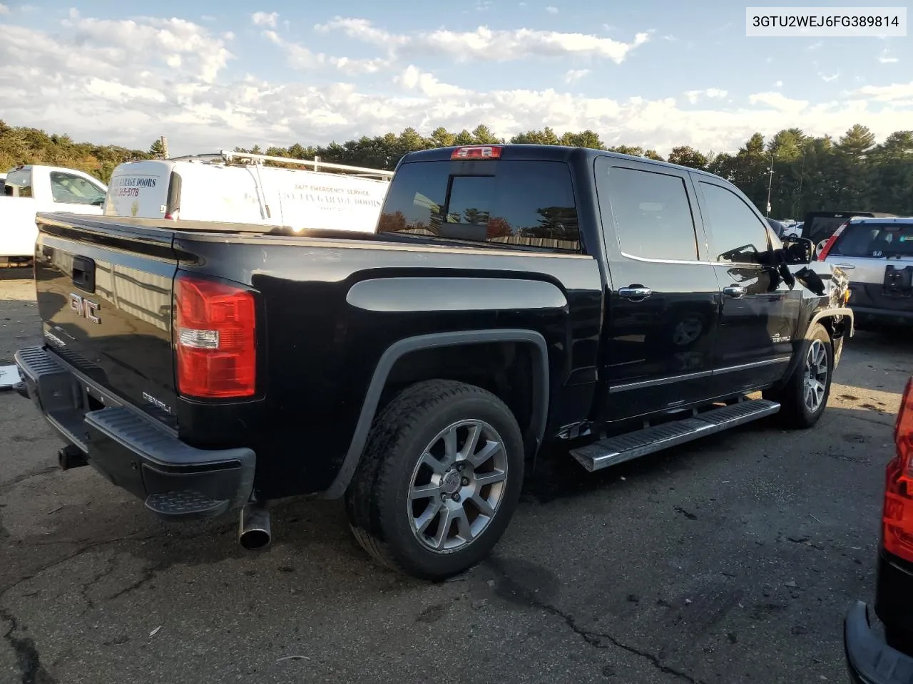 2015 GMC Sierra K1500 Denali VIN: 3GTU2WEJ6FG389814 Lot: 75616324