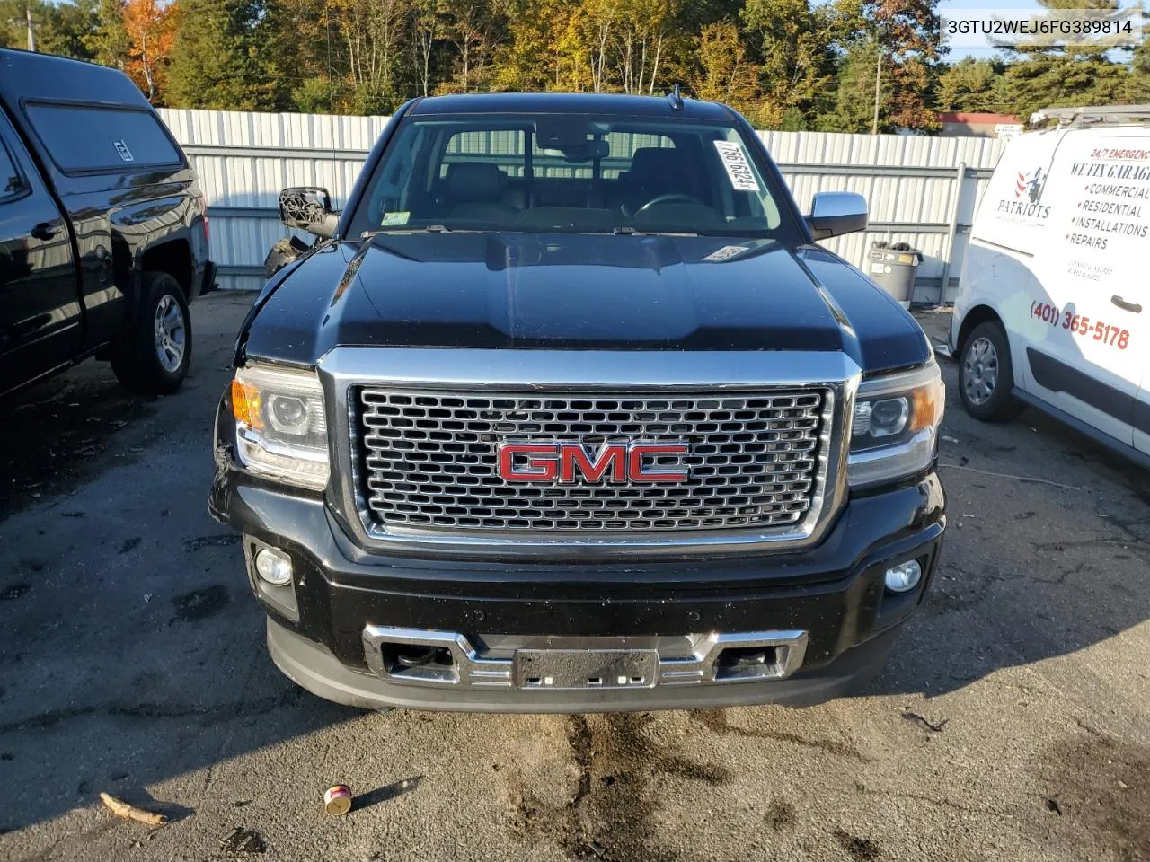 2015 GMC Sierra K1500 Denali VIN: 3GTU2WEJ6FG389814 Lot: 75616324