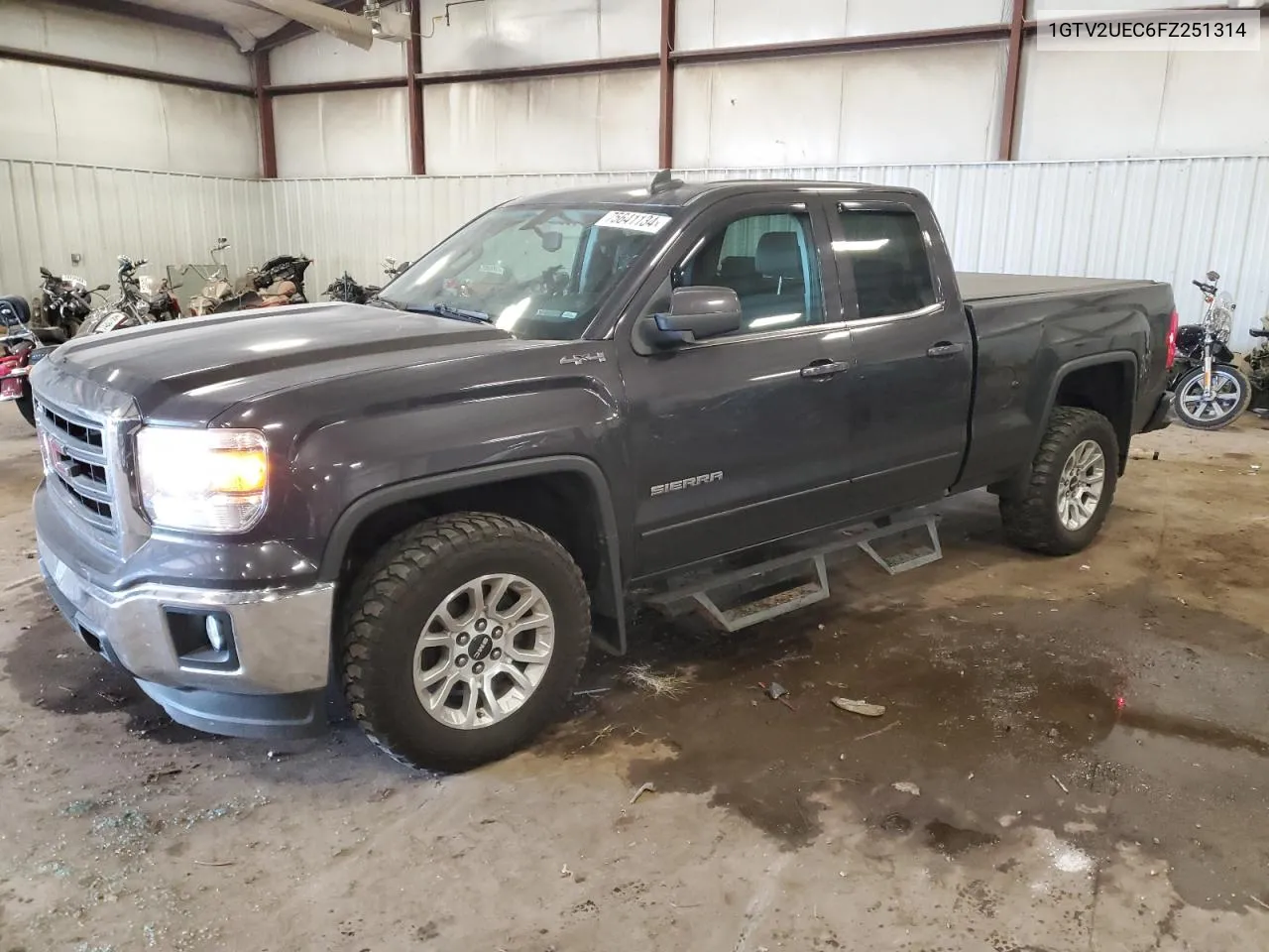 2015 GMC Sierra K1500 Sle VIN: 1GTV2UEC6FZ251314 Lot: 75641134