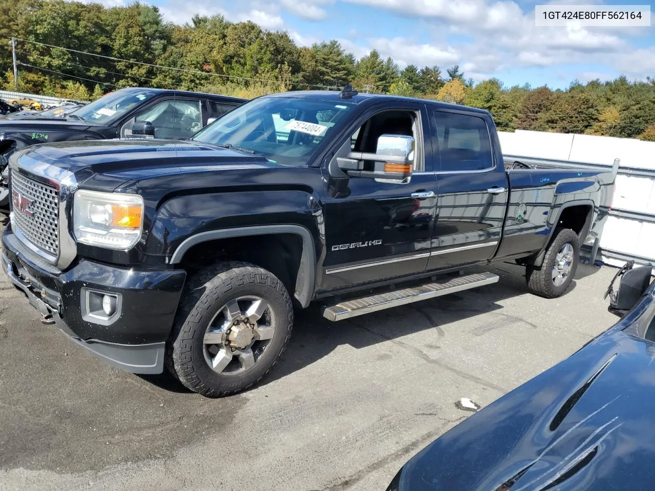 2015 GMC Sierra K3500 Denali VIN: 1GT424E80FF562164 Lot: 75744004