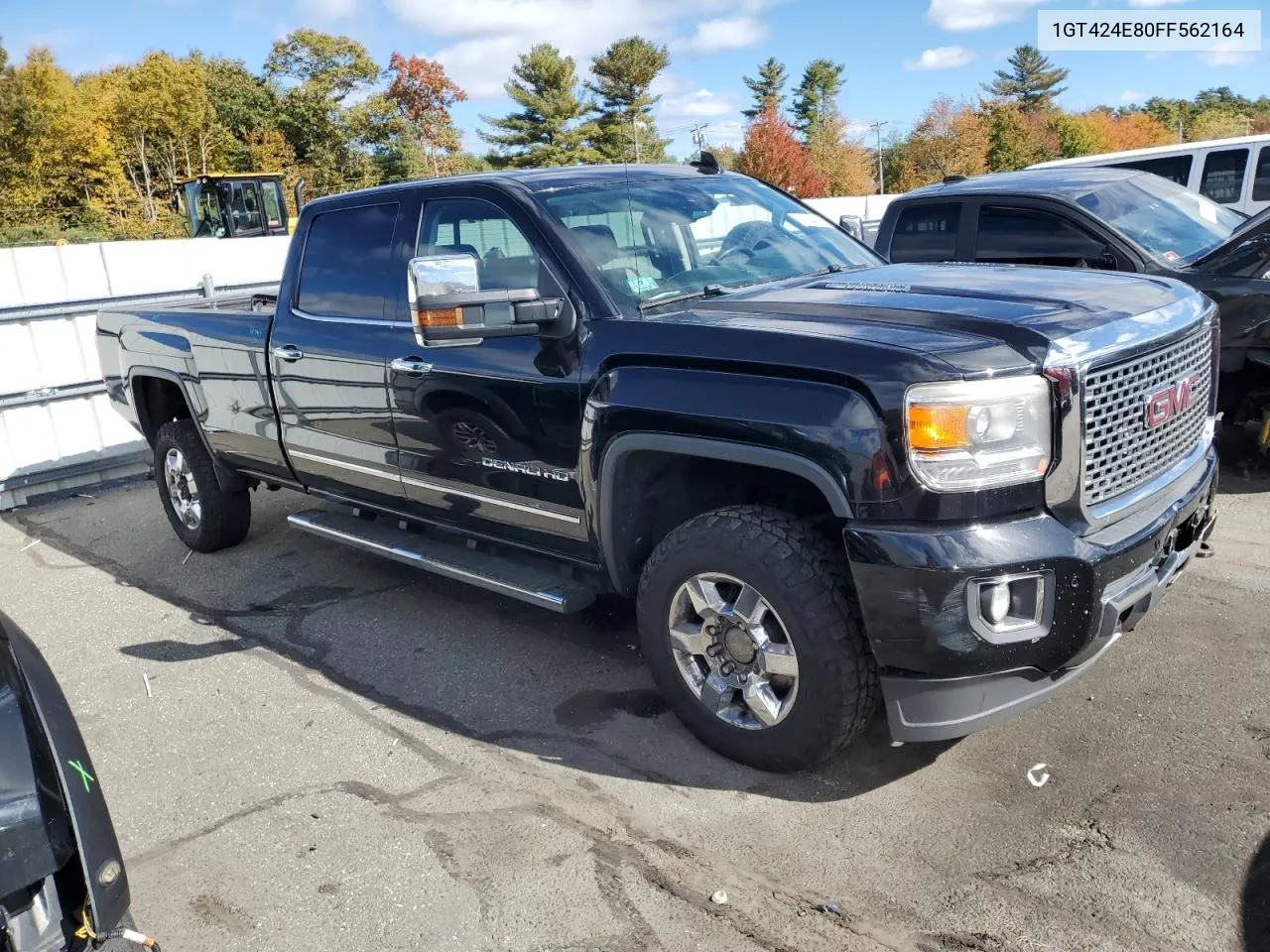 2015 GMC Sierra K3500 Denali VIN: 1GT424E80FF562164 Lot: 75744004