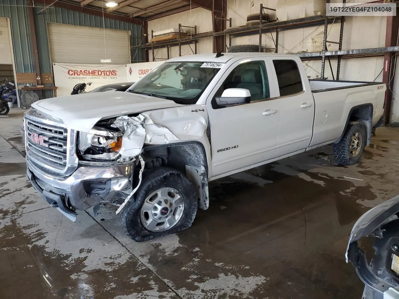 2015 GMC Sierra K2500 Sle VIN: 1GT22YEG4FZ104048 Lot: 75746294