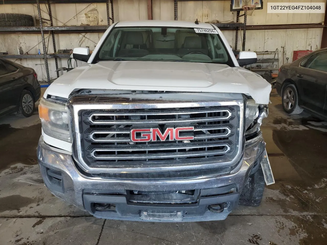 2015 GMC Sierra K2500 Sle VIN: 1GT22YEG4FZ104048 Lot: 75746294