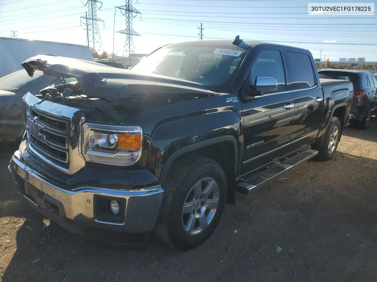 3GTU2VEC1FG178225 2015 GMC Sierra K1500 Slt