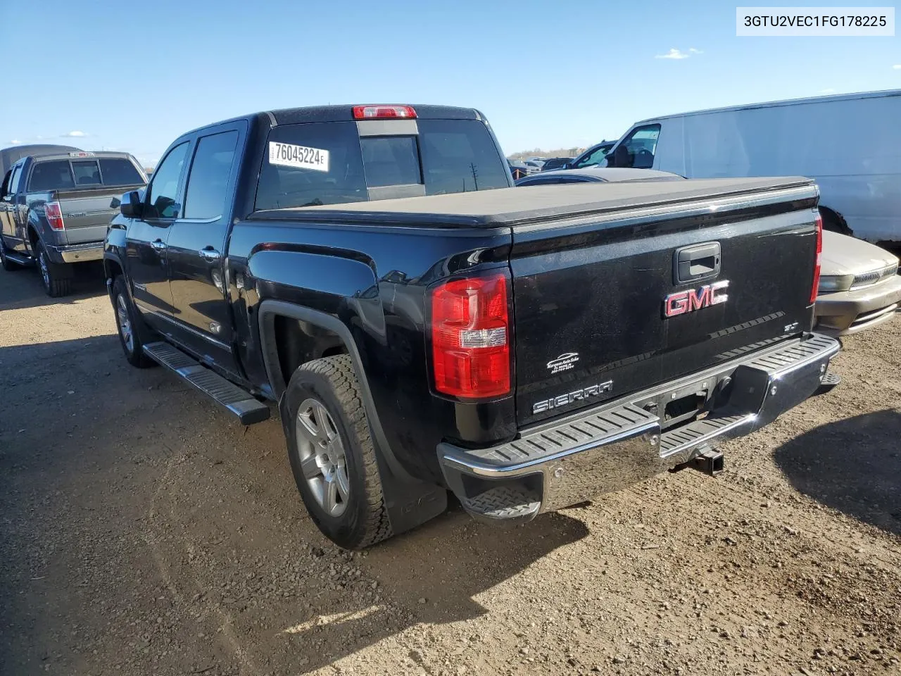 2015 GMC Sierra K1500 Slt VIN: 3GTU2VEC1FG178225 Lot: 76045224