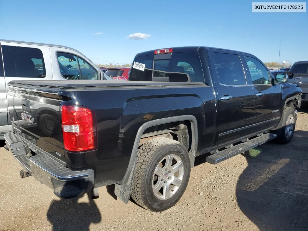 2015 GMC Sierra K1500 Slt VIN: 3GTU2VEC1FG178225 Lot: 76045224