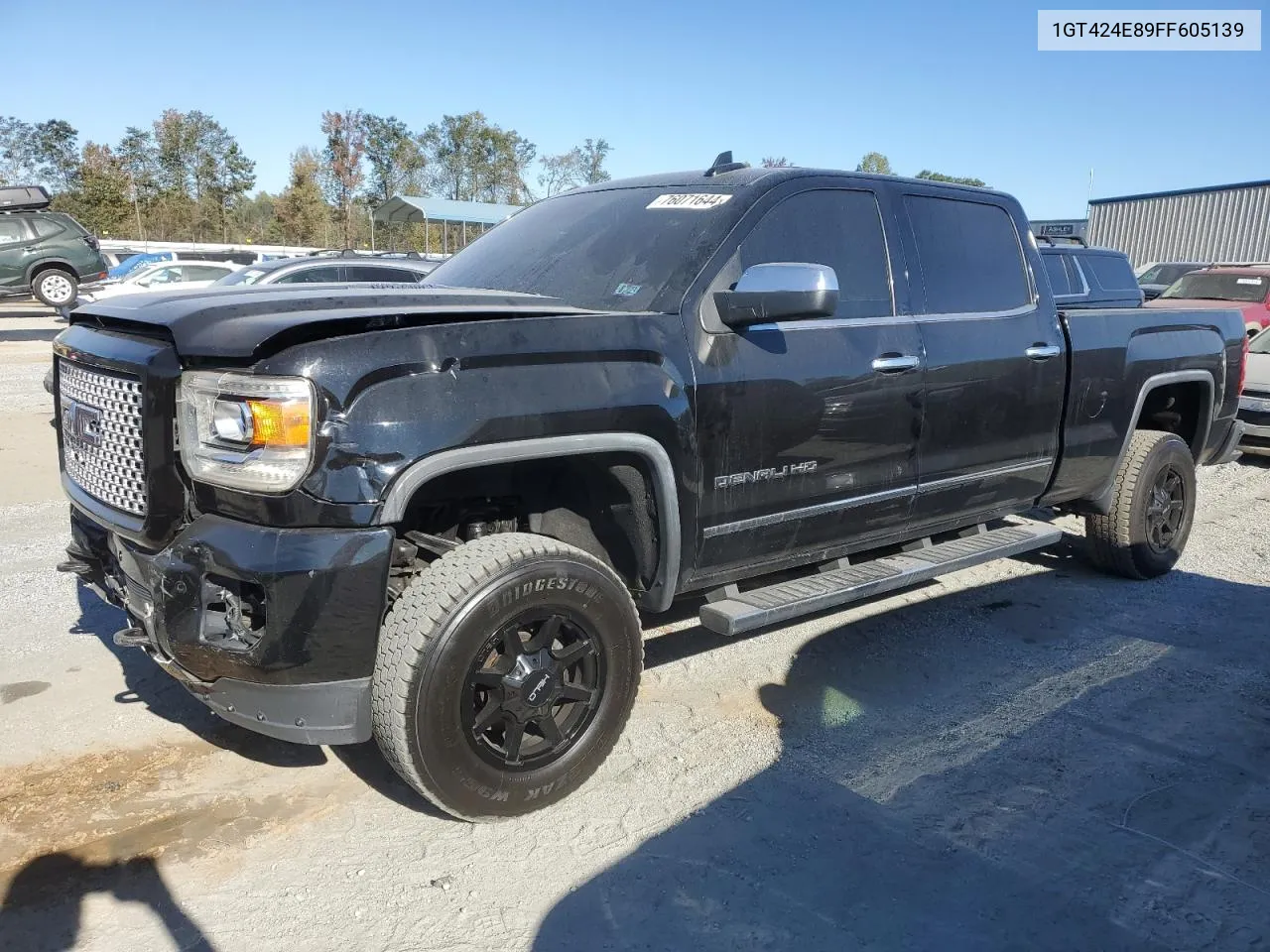 2015 GMC Sierra K3500 Denali VIN: 1GT424E89FF605139 Lot: 76071644