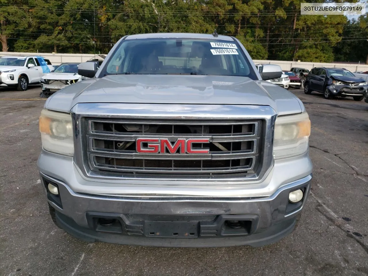 2015 GMC Sierra K1500 Sle VIN: 3GTU2UEC9FG279149 Lot: 76091614