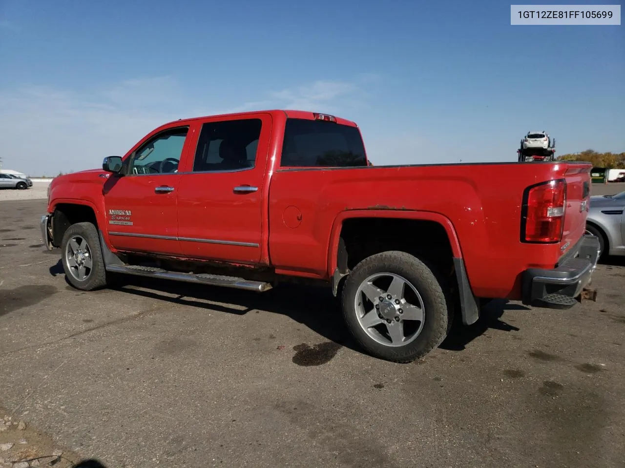 2015 GMC Sierra K2500 Slt VIN: 1GT12ZE81FF105699 Lot: 76294324