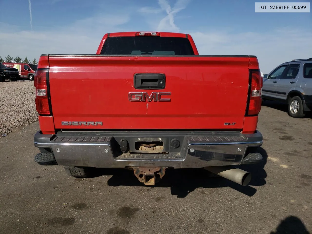 2015 GMC Sierra K2500 Slt VIN: 1GT12ZE81FF105699 Lot: 76294324