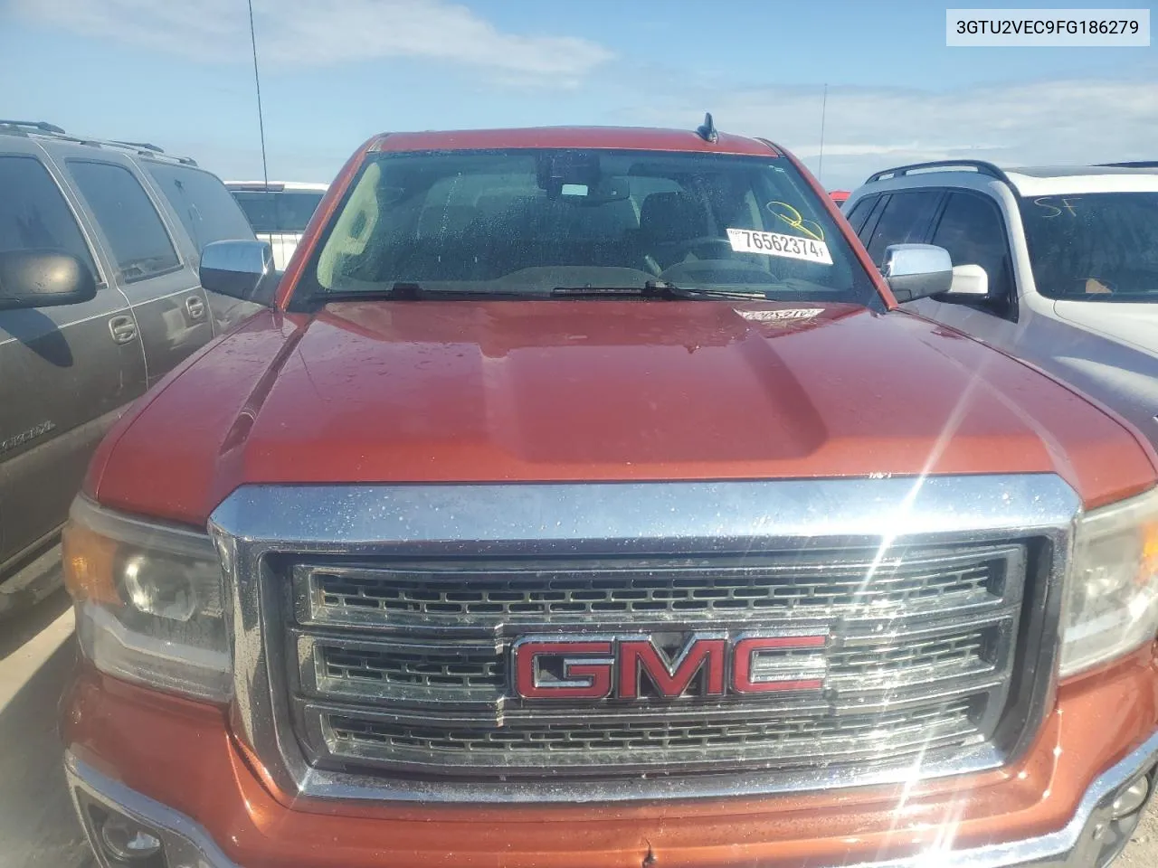 2015 GMC Sierra K1500 Slt VIN: 3GTU2VEC9FG186279 Lot: 76562374