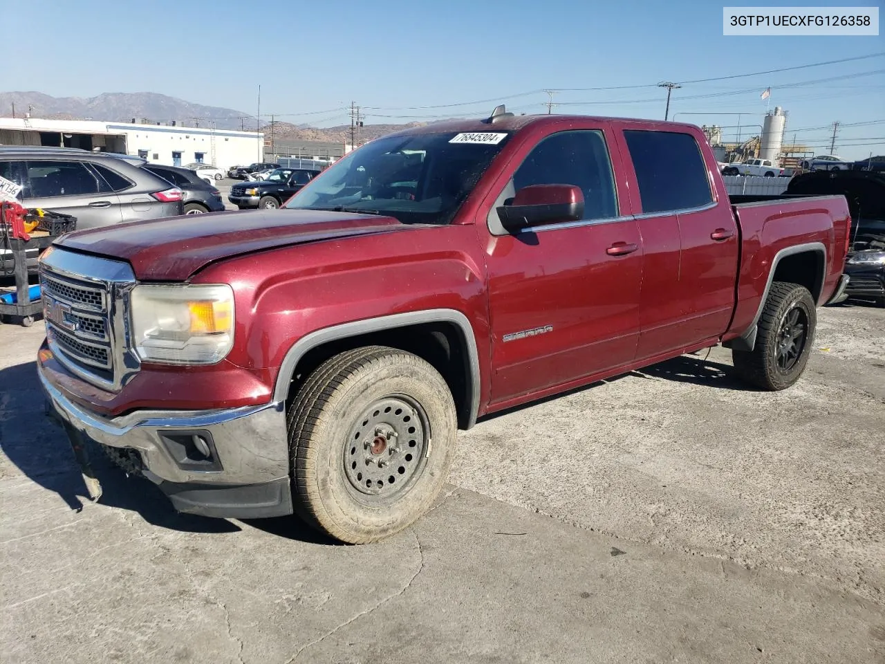 2015 GMC Sierra C1500 Sle VIN: 3GTP1UECXFG126358 Lot: 76845304