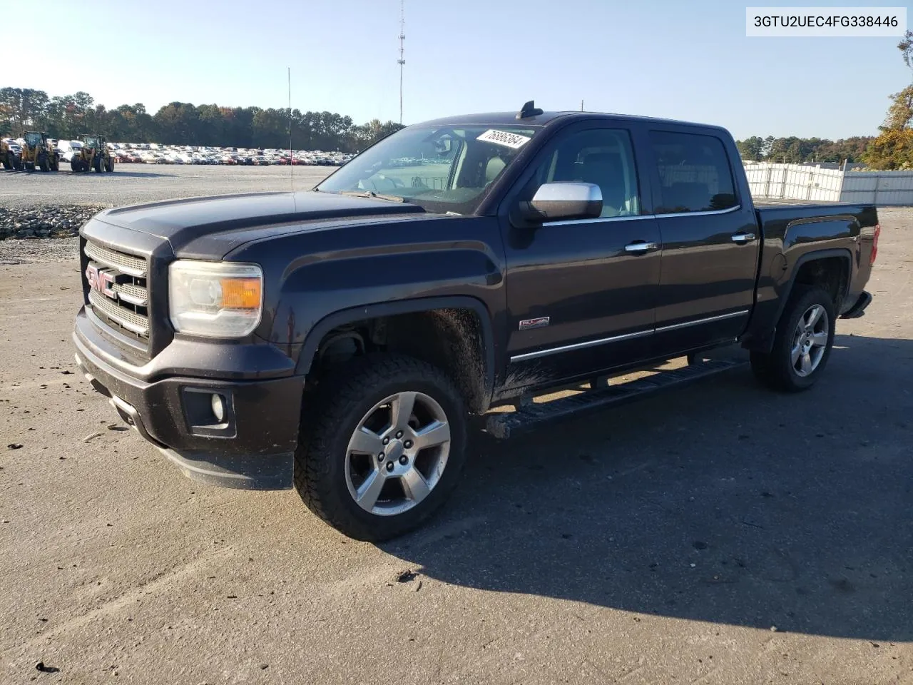 2015 GMC Sierra K1500 Sle VIN: 3GTU2UEC4FG338446 Lot: 76886364