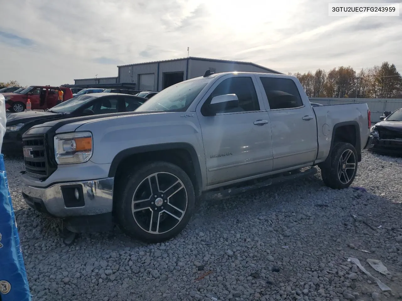 2015 GMC Sierra K1500 Sle VIN: 3GTU2UEC7FG243959 Lot: 76909994