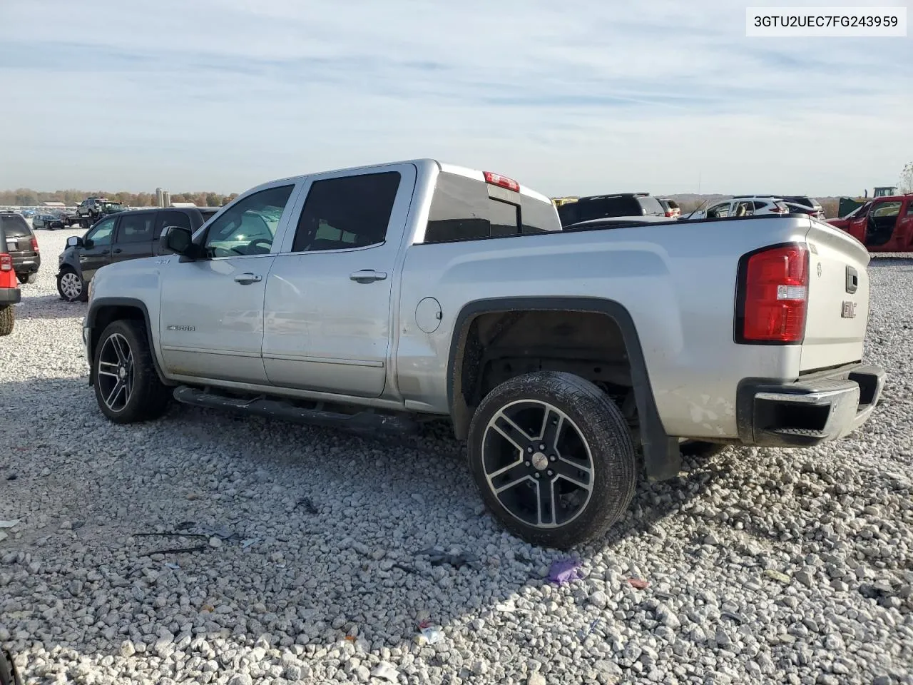 2015 GMC Sierra K1500 Sle VIN: 3GTU2UEC7FG243959 Lot: 76909994