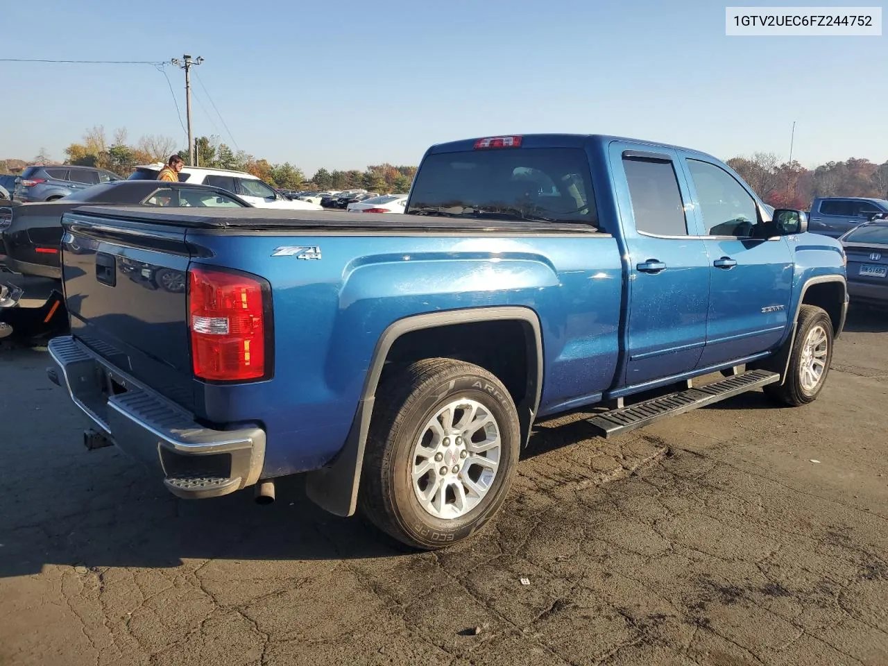 2015 GMC Sierra K1500 Sle VIN: 1GTV2UEC6FZ244752 Lot: 77107594