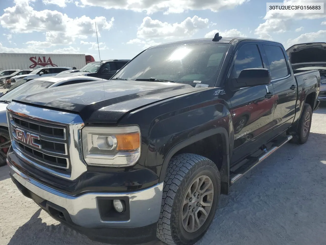 2015 GMC Sierra K1500 Sle VIN: 3GTU2UEC3FG156883 Lot: 77151434