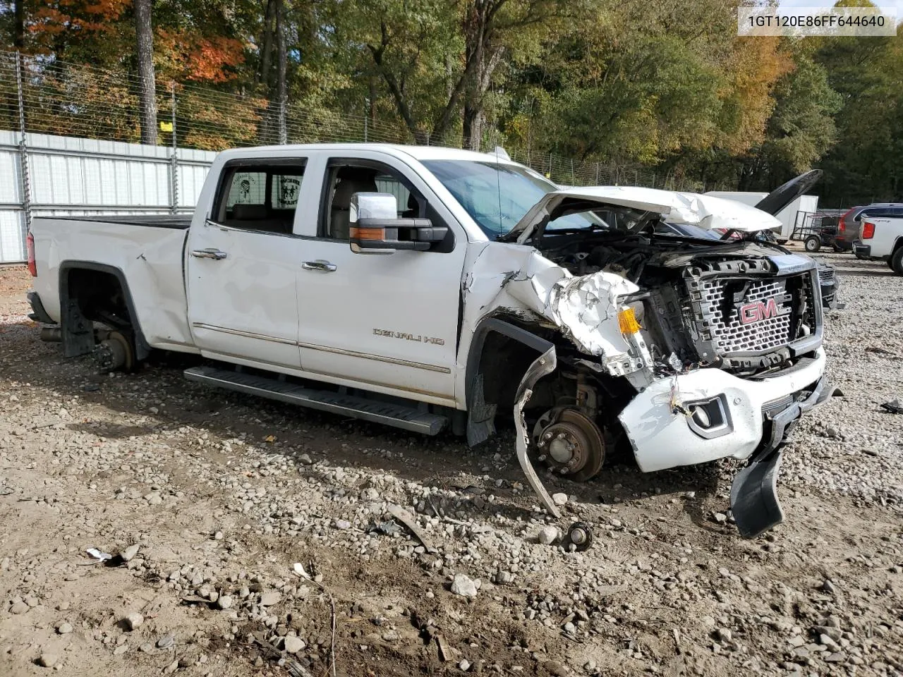 2015 GMC Sierra K2500 Denali VIN: 1GT120E86FF644640 Lot: 77303164