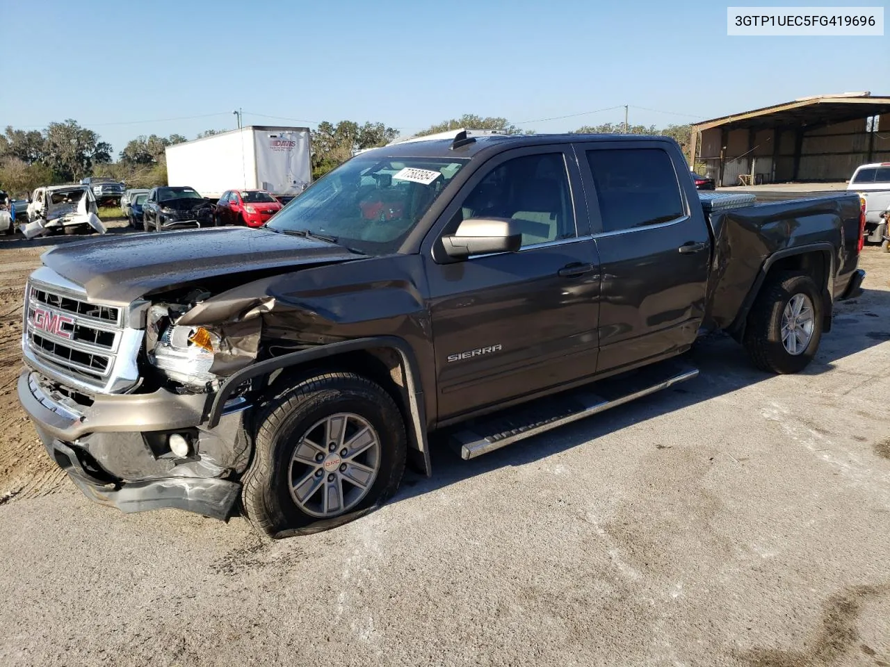 2015 GMC Sierra C1500 Sle VIN: 3GTP1UEC5FG419696 Lot: 77583954