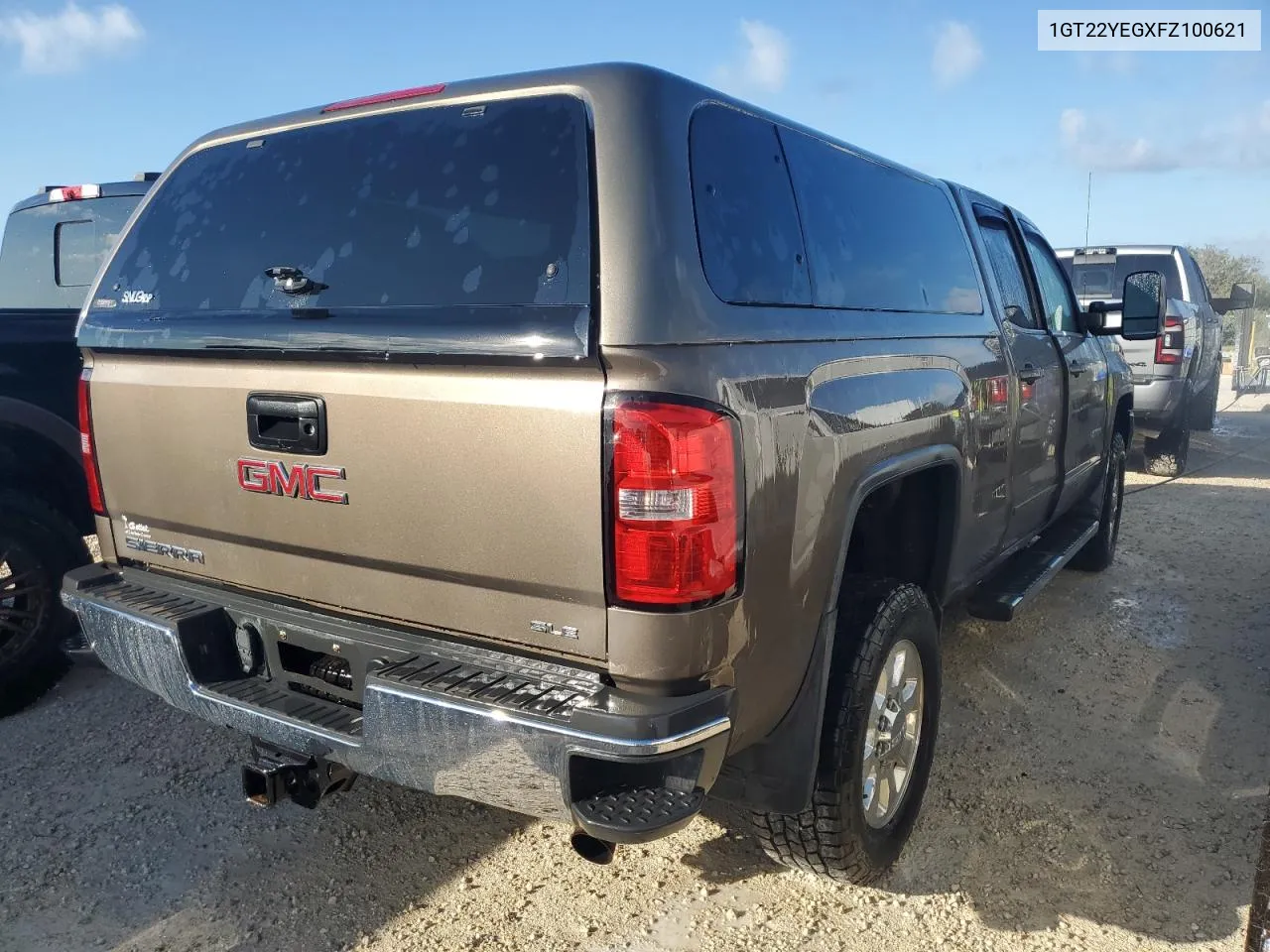 2015 GMC Sierra K2500 Sle VIN: 1GT22YEGXFZ100621 Lot: 78030174