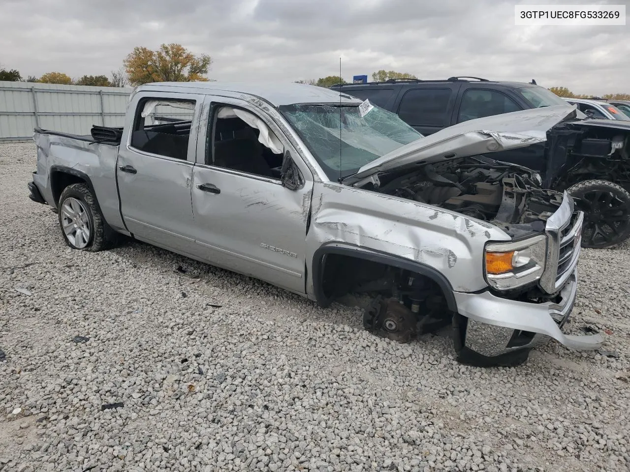 2015 GMC Sierra C1500 Sle VIN: 3GTP1UEC8FG533269 Lot: 78198644