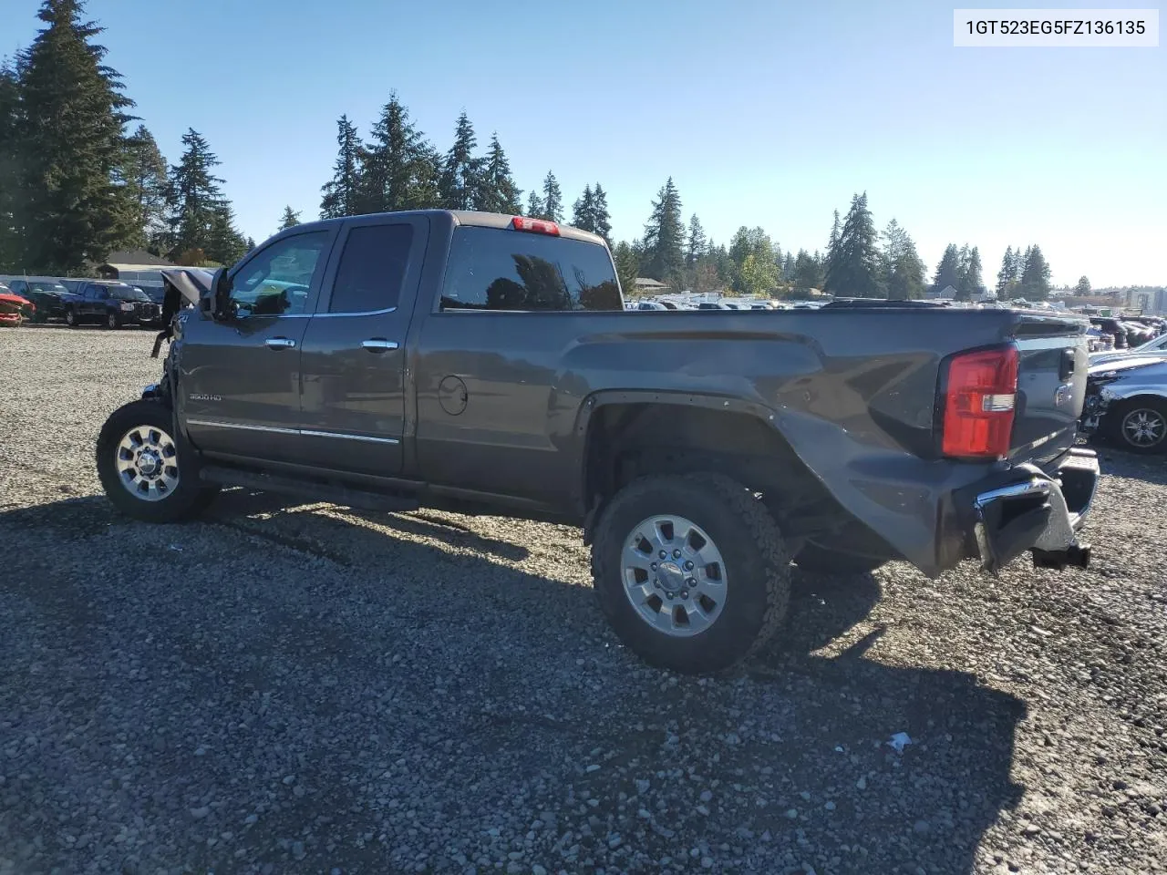 2015 GMC Sierra K3500 Slt VIN: 1GT523EG5FZ136135 Lot: 79575354