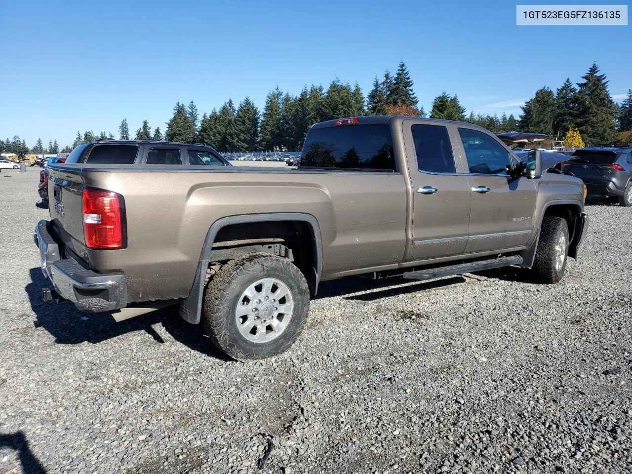 2015 GMC Sierra K3500 Slt VIN: 1GT523EG5FZ136135 Lot: 79575354