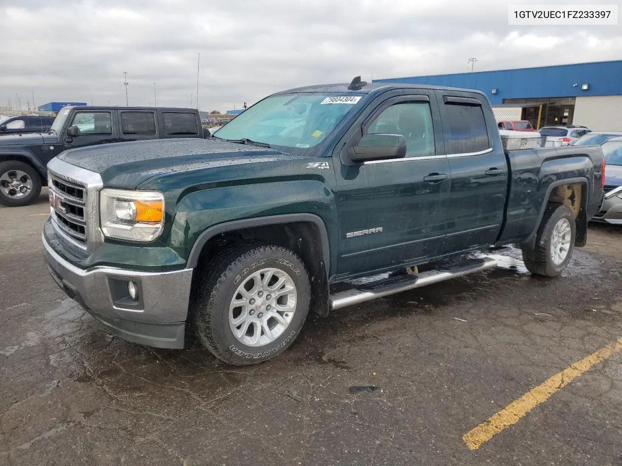 2015 GMC Sierra K1500 Sle VIN: 1GTV2UEC1FZ233397 Lot: 79804304