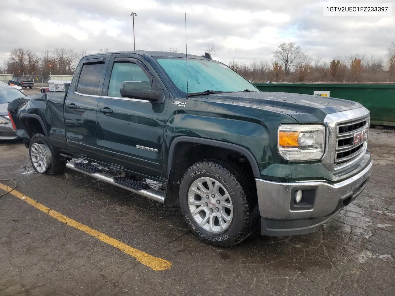 2015 GMC Sierra K1500 Sle VIN: 1GTV2UEC1FZ233397 Lot: 79804304