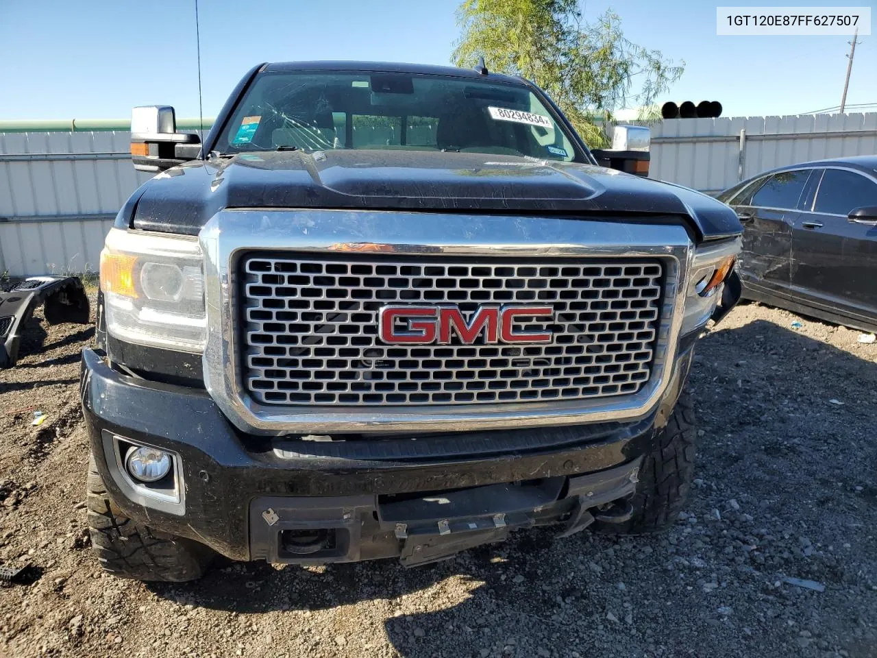 2015 GMC Sierra K2500 Denali VIN: 1GT120E87FF627507 Lot: 80294834