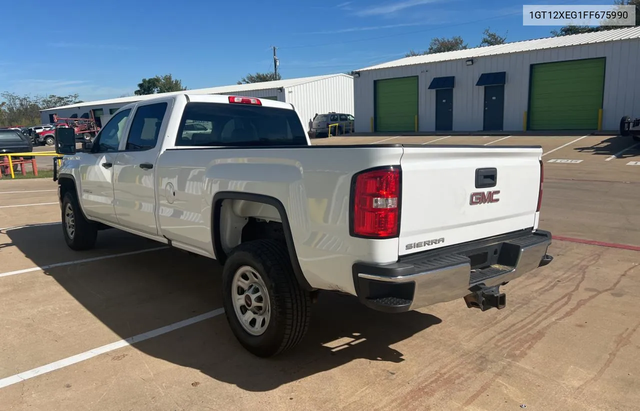 2015 GMC Sierra K2500 Heavy Duty VIN: 1GT12XEG1FF675990 Lot: 80483504