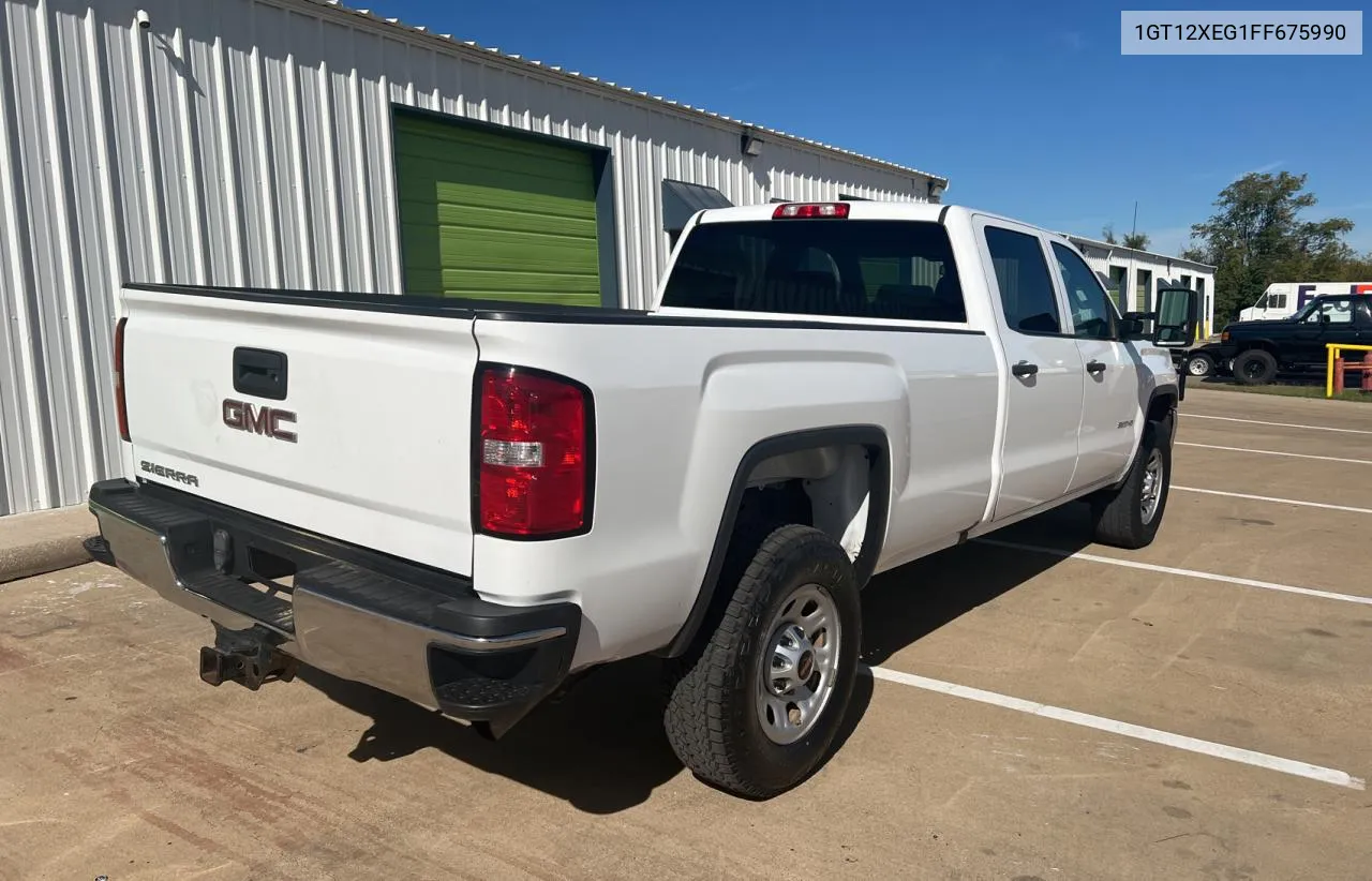 2015 GMC Sierra K2500 Heavy Duty VIN: 1GT12XEG1FF675990 Lot: 80483504