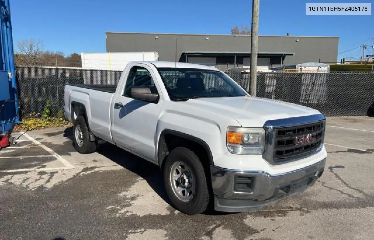 2015 GMC Sierra C1500 VIN: 1GTN1TEH5FZ405178 Lot: 81734684