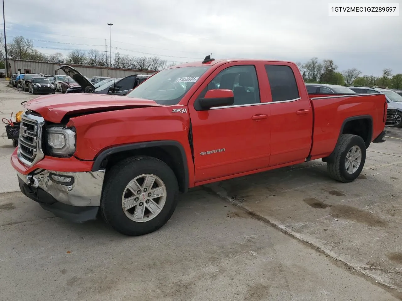 2016 GMC Sierra K1500 Sle VIN: 1GTV2MEC1GZ289597 Lot: 51468274